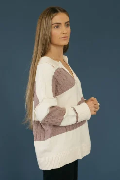J.NNA Adrienne Sweater-Desert Taupe Neutral Discount