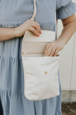 Joy Aimee Front Flap Crossbody-Oyster Sale