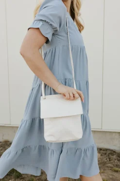 Joy Aimee Front Flap Crossbody-Oyster Sale
