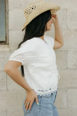 So Me Alaina Top-Off White New