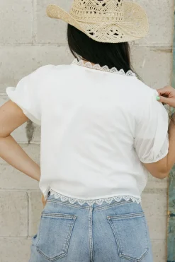 So Me Alaina Top-Off White New