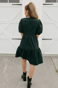 Dongguan Huoyoung Apparel Co Ames Dress-Forest Green Clearance