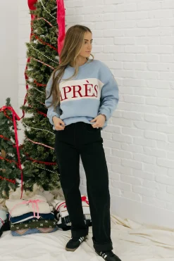 Bailey Rose Apres Pullover-Stone Blue Best