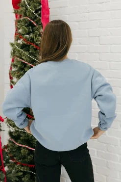 Bailey Rose Apres Pullover-Stone Blue Best