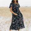 Dongguan Huoyoung Apparel Co Aria Dress- Floral Black Best