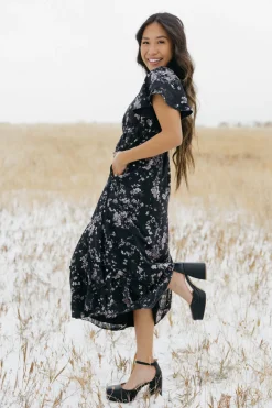 Dongguan Huoyoung Apparel Co Aria Dress- Floral Black Best