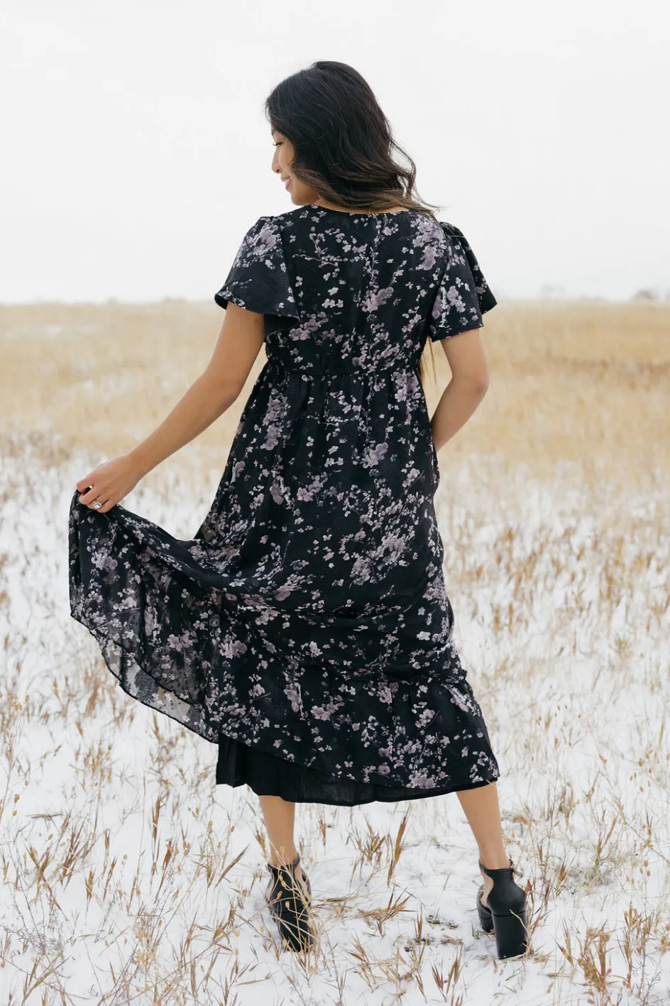 Dongguan Huoyoung Apparel Co Aria Dress- Floral Black Best