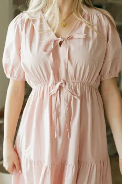 Rivir Avelynn Dress-Blush Pink Clearance