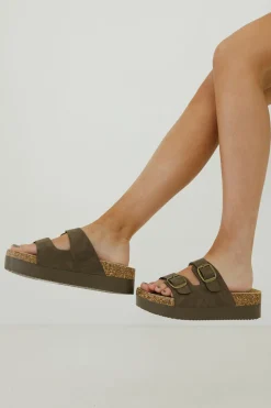 Shoe La La Avril Sandals-Mocha Outlet