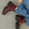 Rad Fashion Ayden Boots-Wine Fashion
