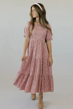 Elloh Baylor Dress- Pink Sale