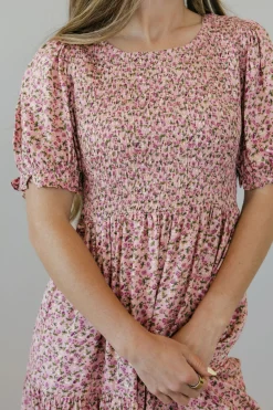 Elloh Baylor Dress- Pink Sale