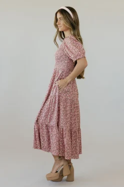Elloh Baylor Dress- Pink Sale
