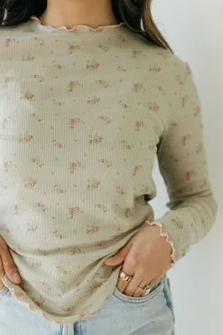 Dongguan Huoyoung Apparel Co Becca Top-Sage Floral Green Online