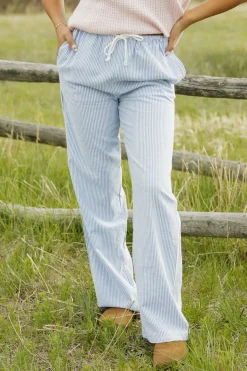 Love Tree Betsy Pants- Blue Sale