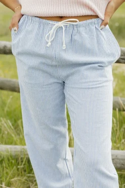 Love Tree Betsy Pants- Blue Sale