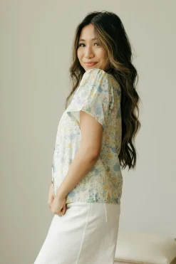 Dongguan Huoyoung Apparel Co Beverly Top-Pale Floral Yellow Best