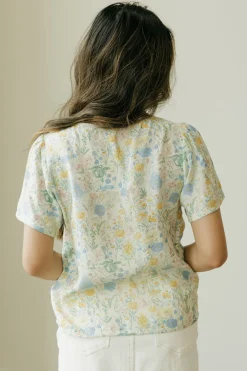 Dongguan Huoyoung Apparel Co Beverly Top-Pale Floral Yellow Best