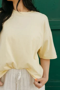 Honestee Billie Tee-Butter Yellow Discount