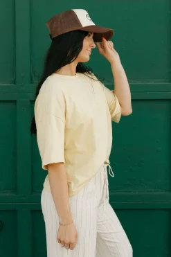 Honestee Billie Tee-Butter Yellow Discount