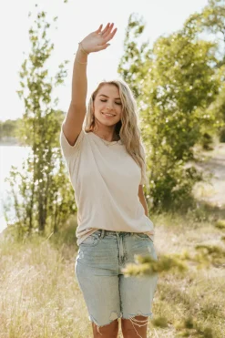 Tres Bien Boone Top-Oatmeal Neutral Best
