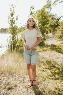 Tres Bien Boone Top-Oatmeal Neutral Best
