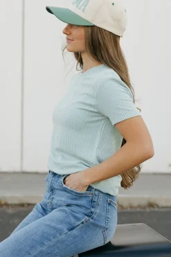 Dongguan Huoyoung Apparel Co Boone Top-Seafoam Green Discount