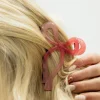 Hash Shop Bow Claw Clip-Pink Clearance