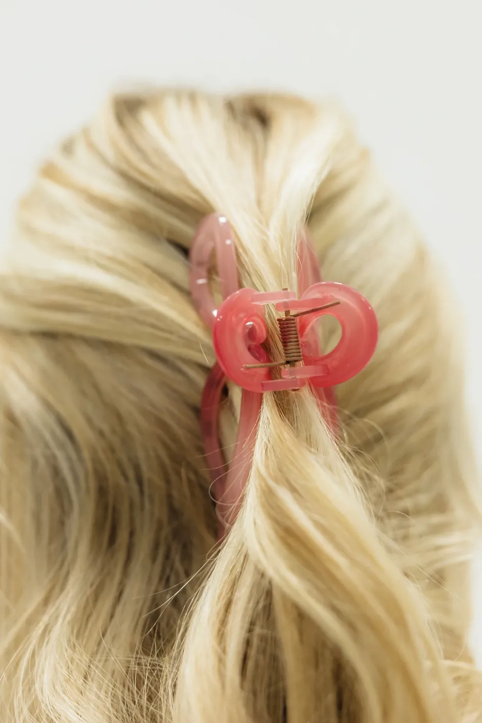 Hash Shop Bow Claw Clip-Pink Clearance
