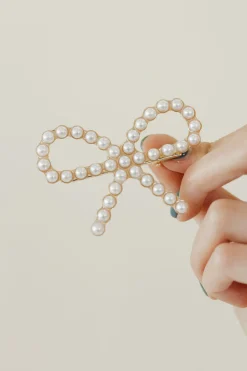 Ali Express Bow Hairpin- Pearl Outlet