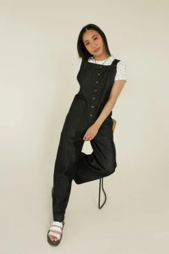 Sweet Lovely by Jen Bradford Overalls-Vintage Black New