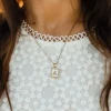 MIA ACCESSORIES Brilee Initial Necklace-Gold Best