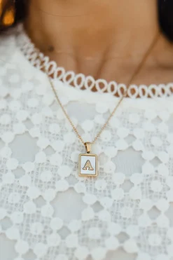 MIA ACCESSORIES Brilee Initial Necklace-Gold Best