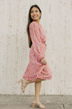 Dongguan Huoyoung Apparel Co Cambree Dress- Floral Pink Clearance