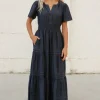 Dongguan Huoyoung Apparel Co Caribbean Dress-Navy Blue Best