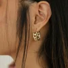 Ali Express Chain Link Hoop Earrings Gold/Silver Online
