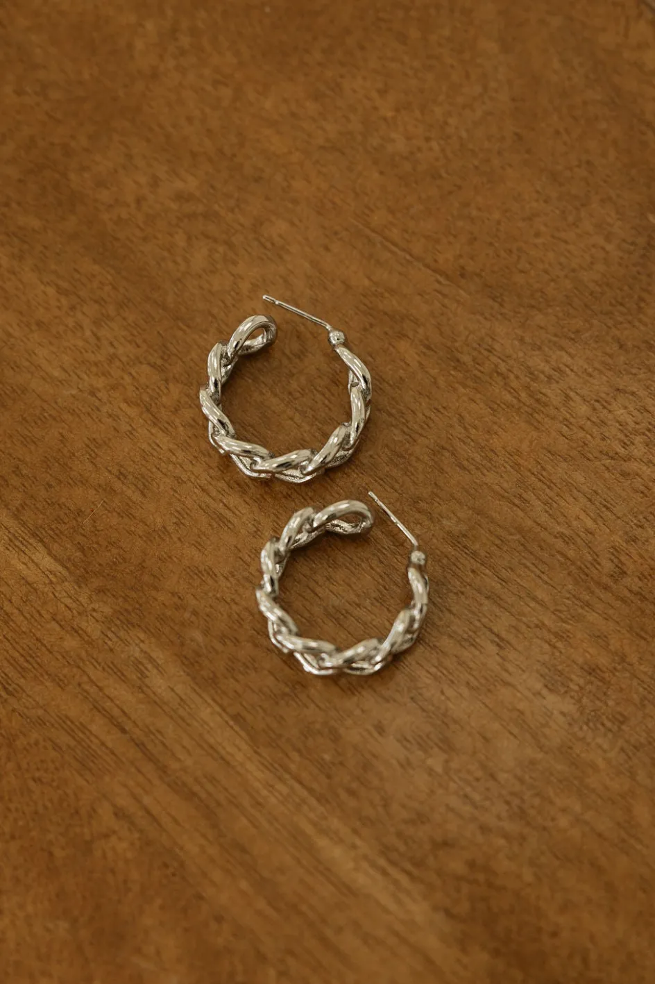 Ali Express Chain Link Hoop Earrings Gold/Silver Online