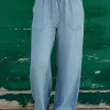 Blu Pepper Charlie Pants-Chambray Blue Online