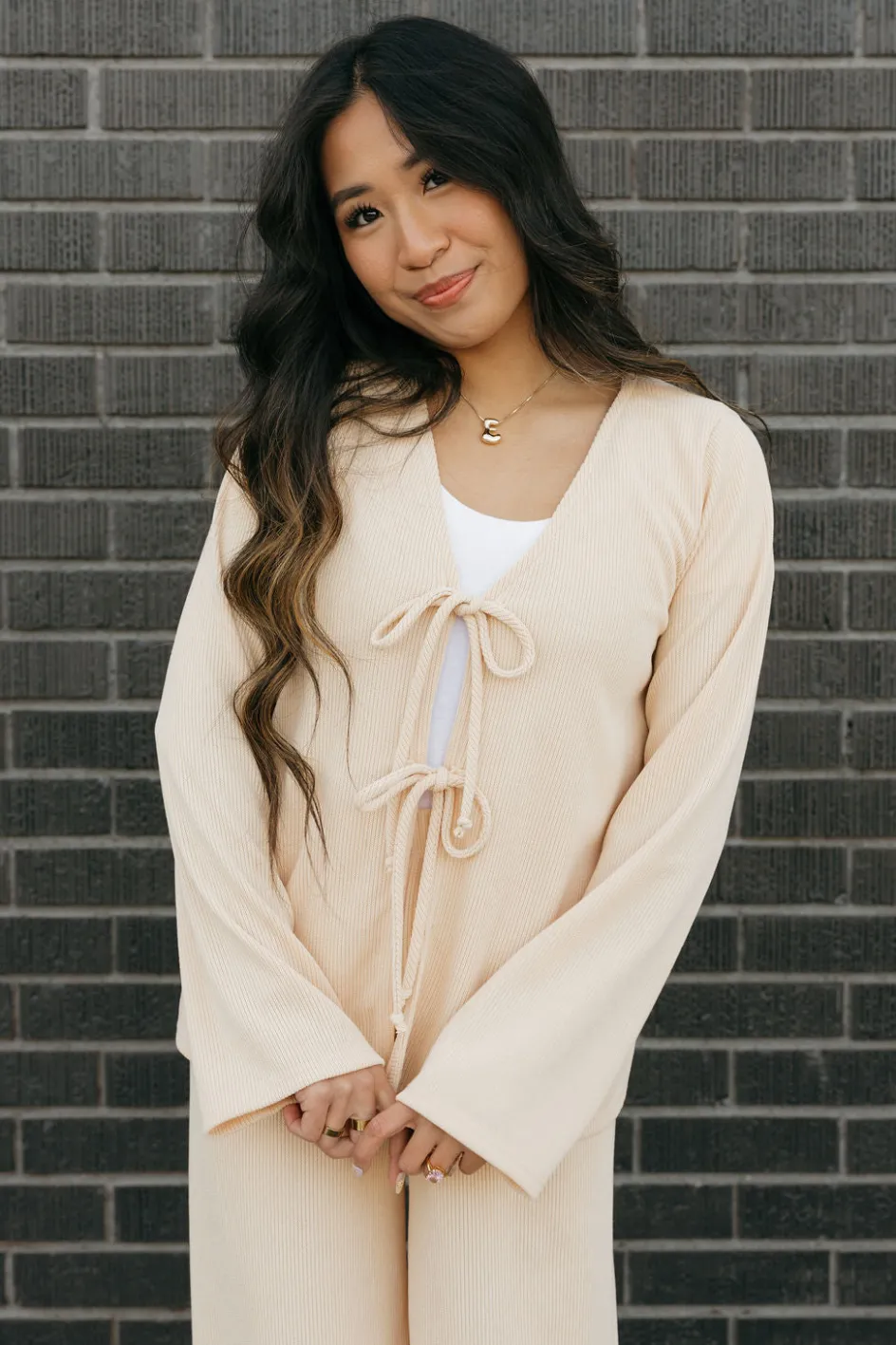 If she loves Charlize Cardigan-Taupe Neutral Discount