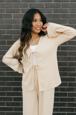 If she loves Charlize Cardigan-Taupe Neutral Discount