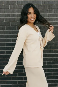 If she loves Charlize Cardigan-Taupe Neutral Discount