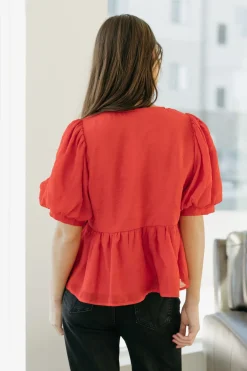 Jodifl Charly Top- Red Hot