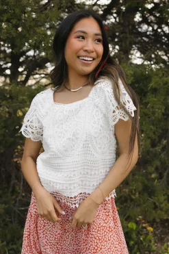 Dongguan Huoyoung Apparel Co Clara Top-White Sale
