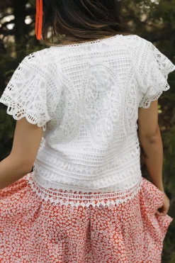 Dongguan Huoyoung Apparel Co Clara Top-White Sale