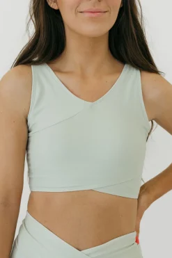 Coral Reef Odyssey Top-Sage Green Fashion