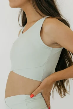 Coral Reef Odyssey Top-Sage Green Fashion