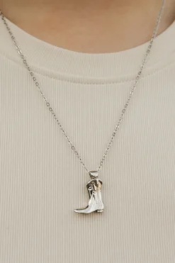 Ali Express Cowgirl Boot Necklace Gold/Silver Outlet