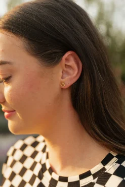 Ali Express Dainty Horseshoe Earrings-Gold New