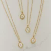 Ali Express Dainty Initial Necklace-Gold Hot