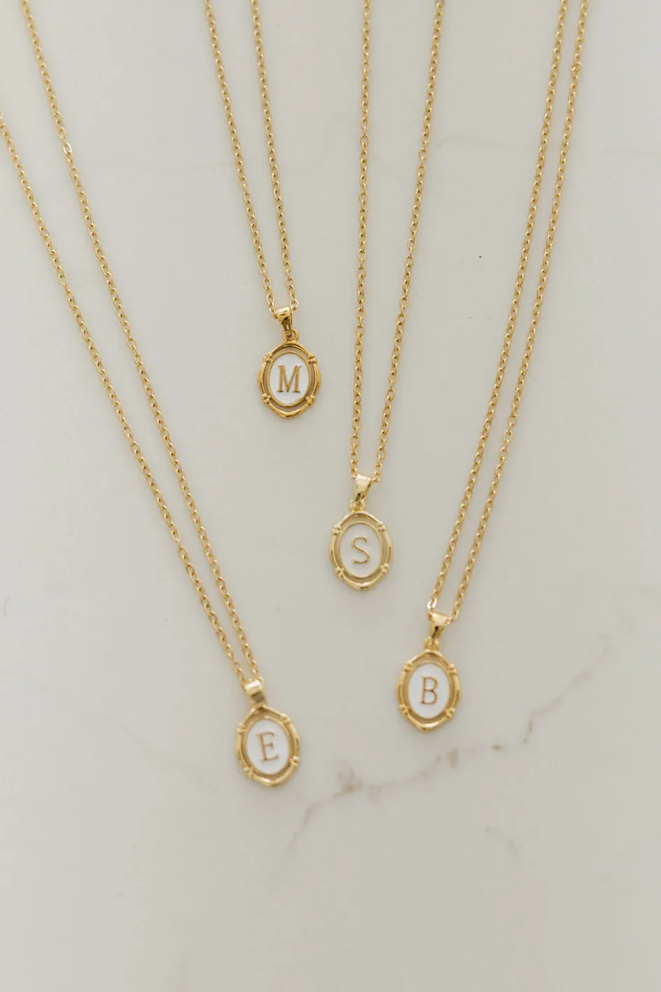 Ali Express Dainty Initial Necklace-Gold Hot